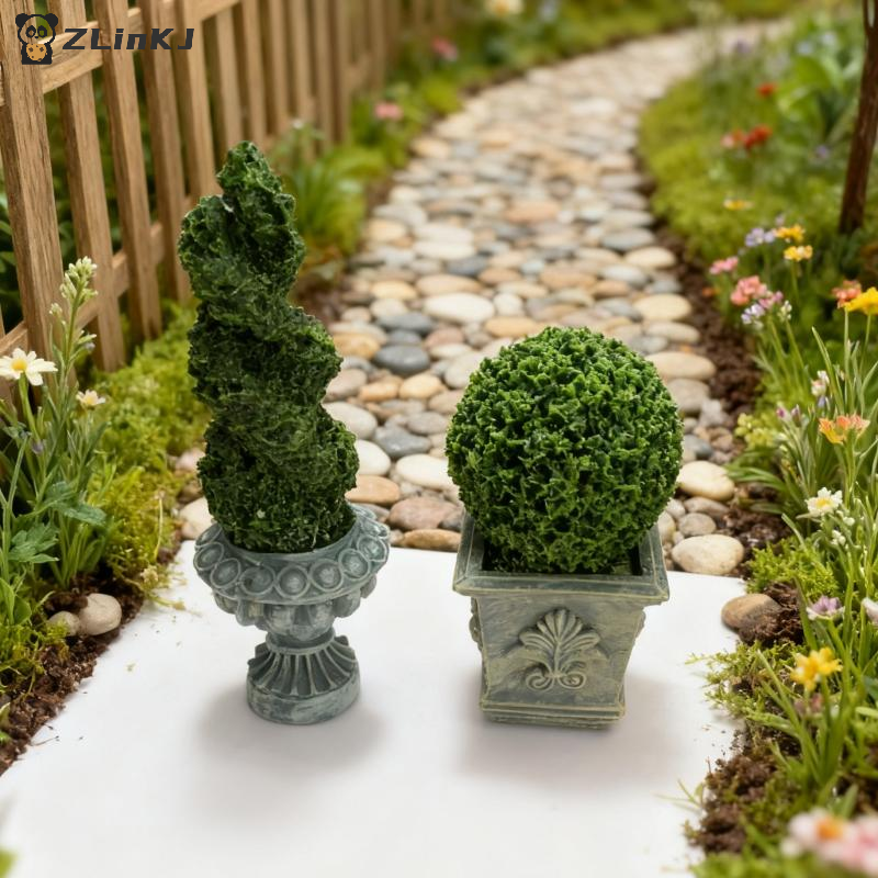 Landscape Bonsai Garden - ▶1PCS Simulation Green Plant Potted Model