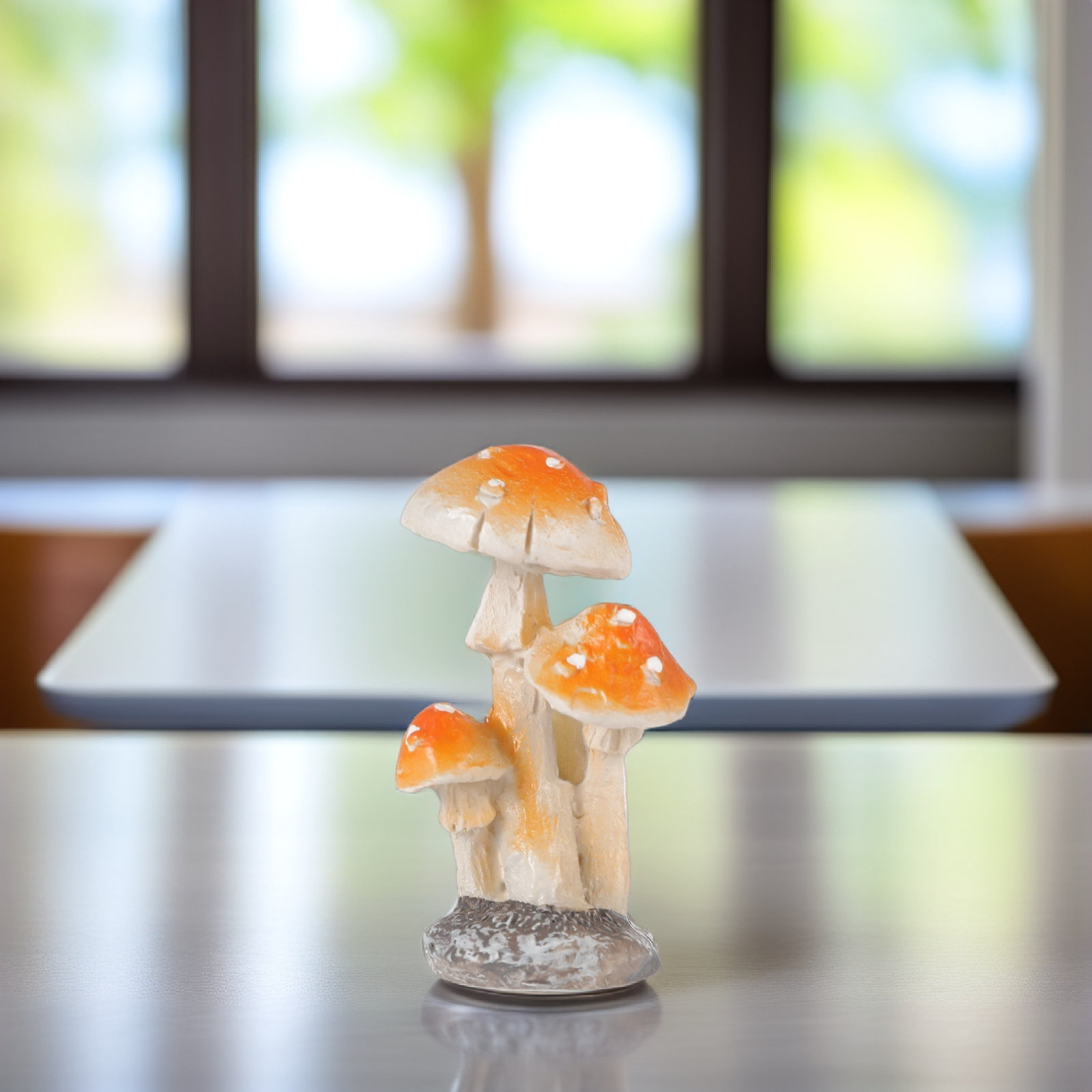 6Pcs Mini Resin Mushroom Fairy - Bonsai Garden For Desk avaliação e preço