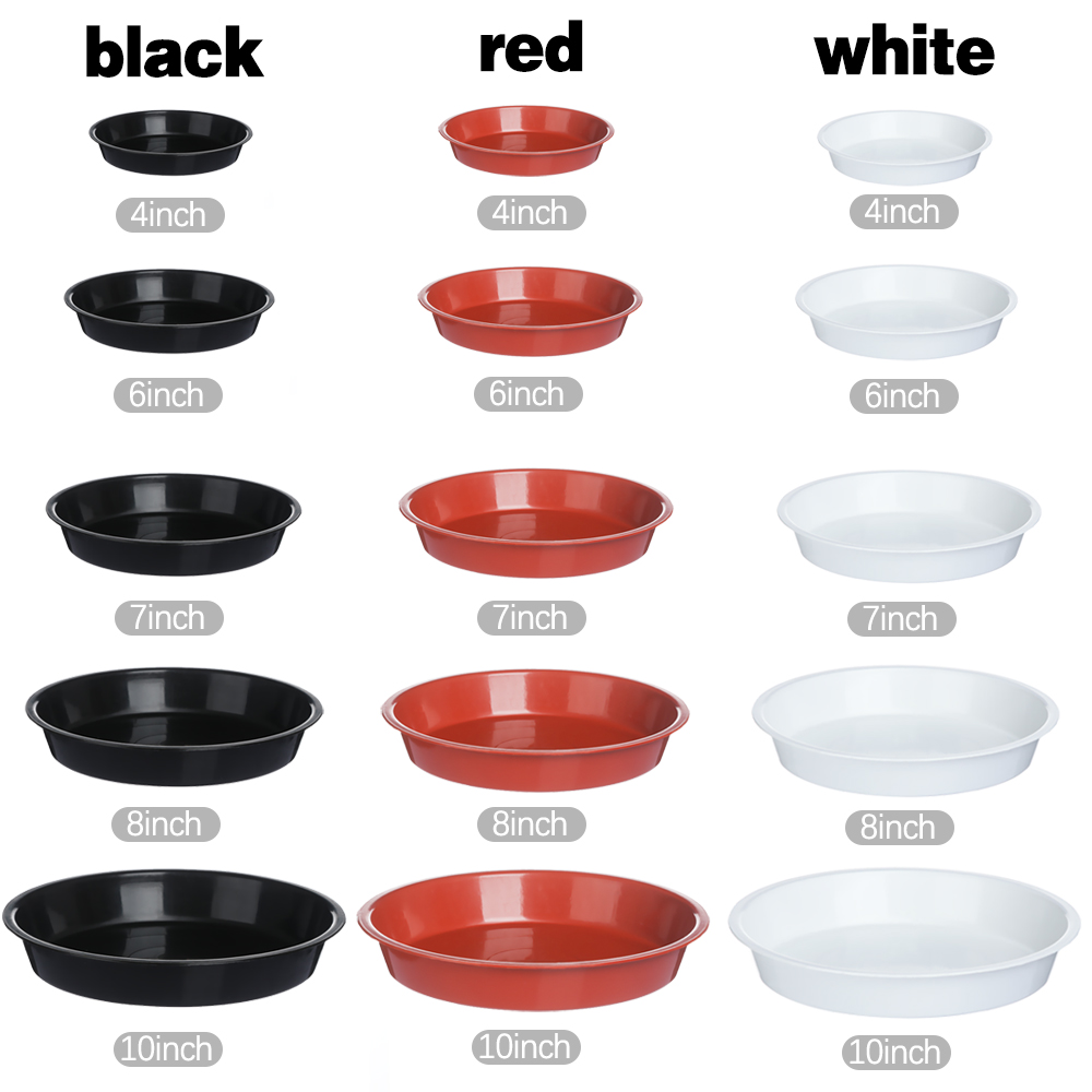 3Pcs Round Shaped Plant Trays  - Drip Tray Saucer avaliação e preço