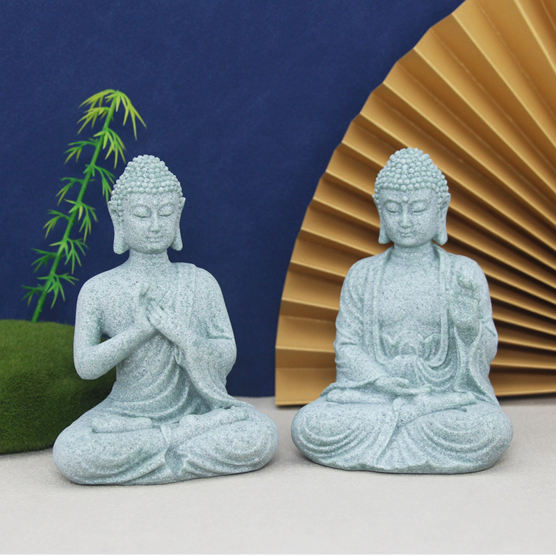 Stone Buddha Little Monks Stat - Bonsai Garden Thailand avaliação e preço