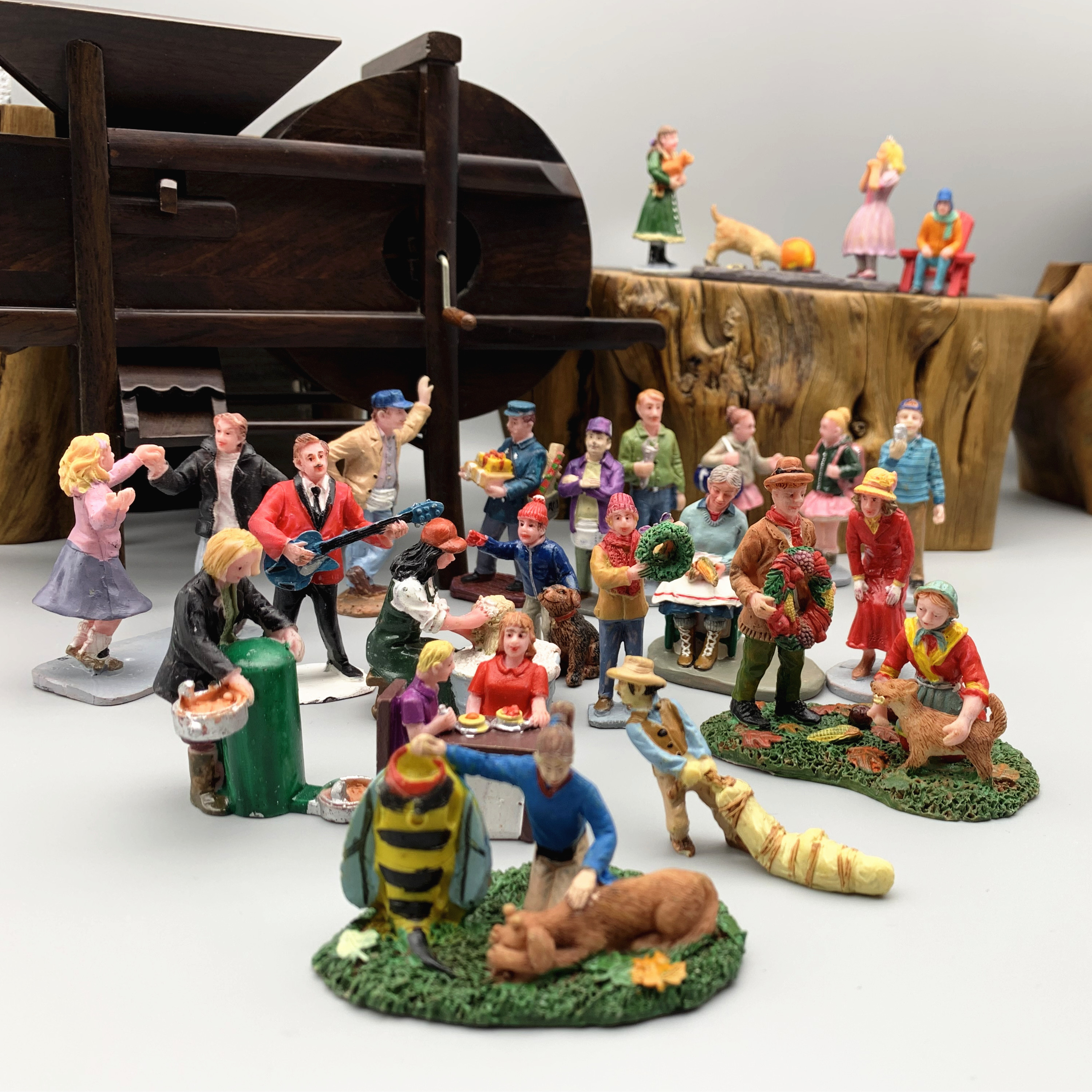 Miniature Doll Minifiigures Sa - Bonsai Garden For Desk avaliação e preço