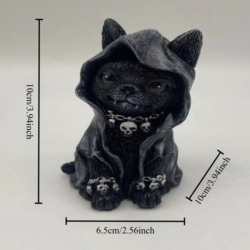 Halloween Magic Cat Resin Craf - Bonsai Garden For Desk avaliação e preço
