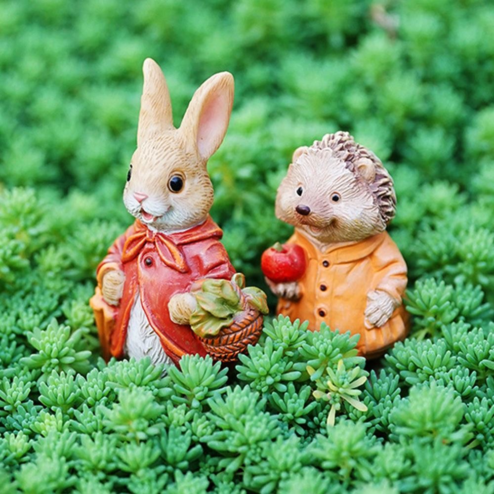 Multicolor Cartoon Rabbit Figu - Landscape Bonsai Garden avaliação e preço