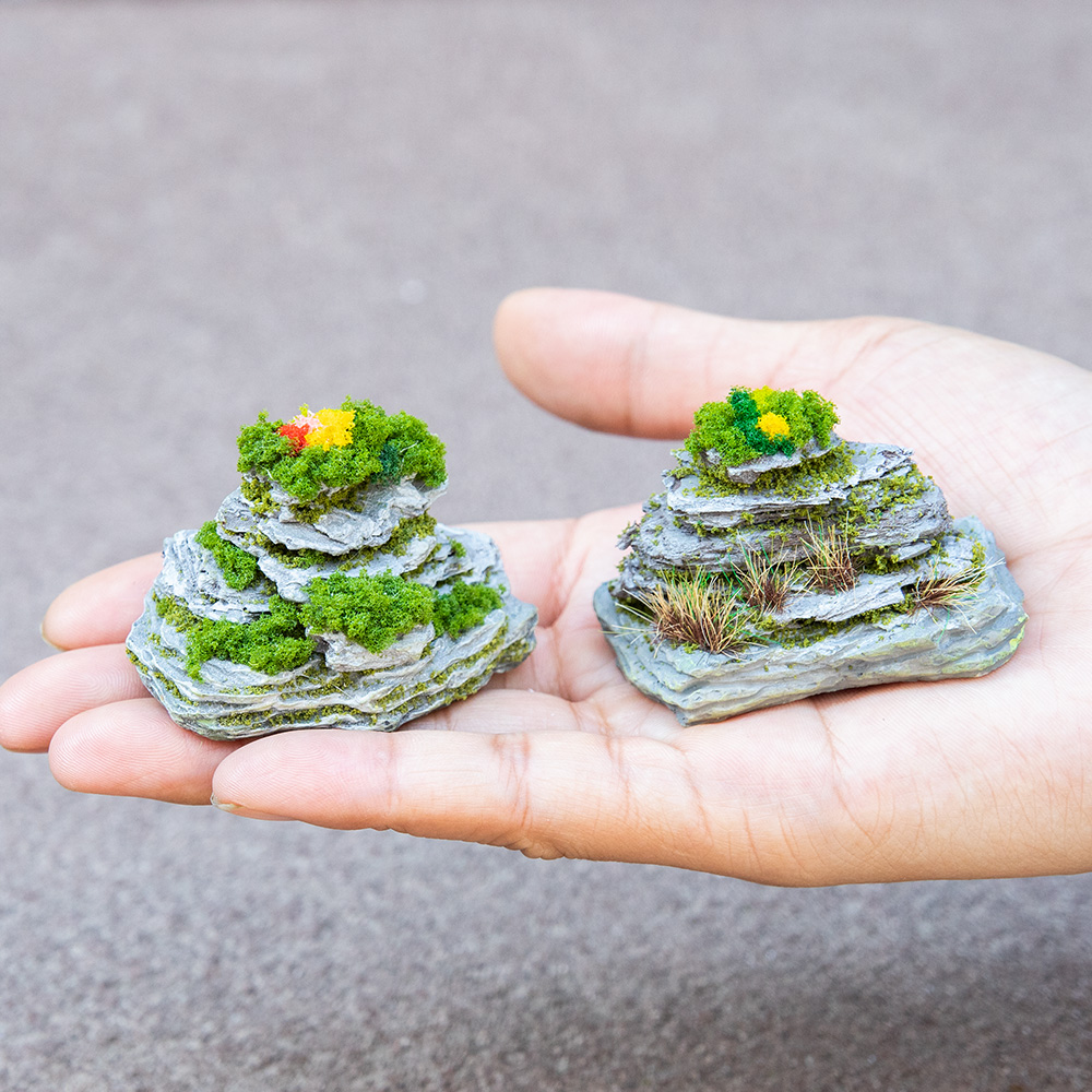 Miniature Rockery Decorative M - Bonsai Garden Layout avaliação e preço