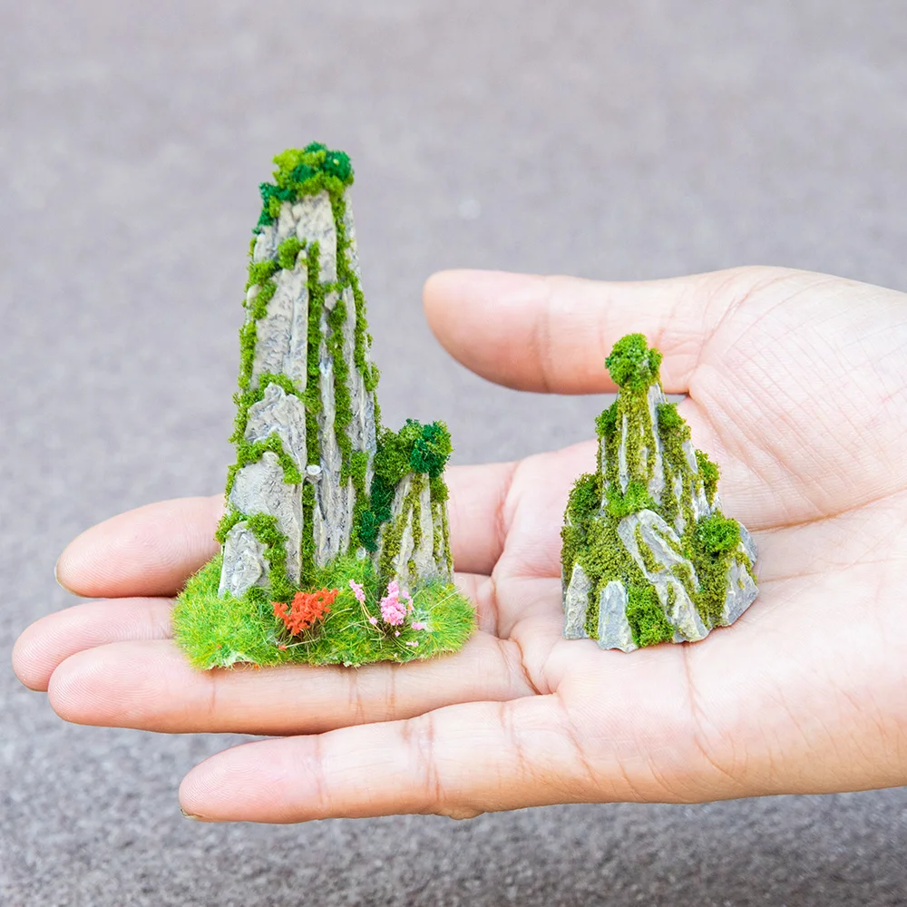 Miniature Rockery Decorative M - Bonsai Garden Layout avaliação e preço