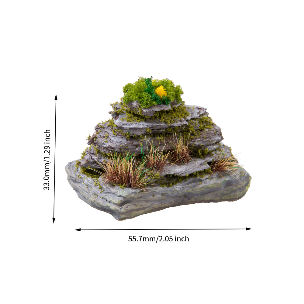 Miniature Rockery Decorative M - Bonsai Garden Layout avaliação e preço
