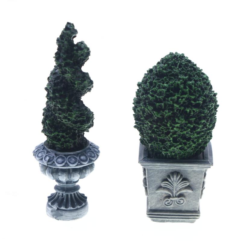 1/12 Dollhouse Mini Potted Gre - Bonsai Garden Layout avaliação e preço
