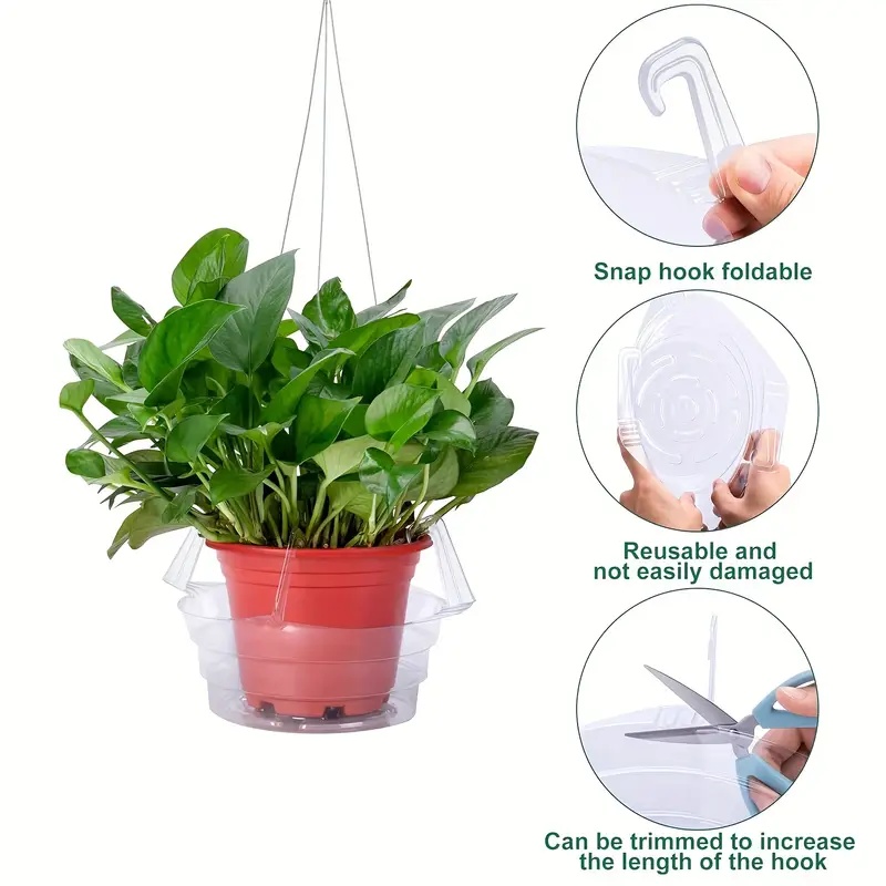 5 Pcs Hanging Plant Water Catc - Drip Tray Saucer avaliação e preço
