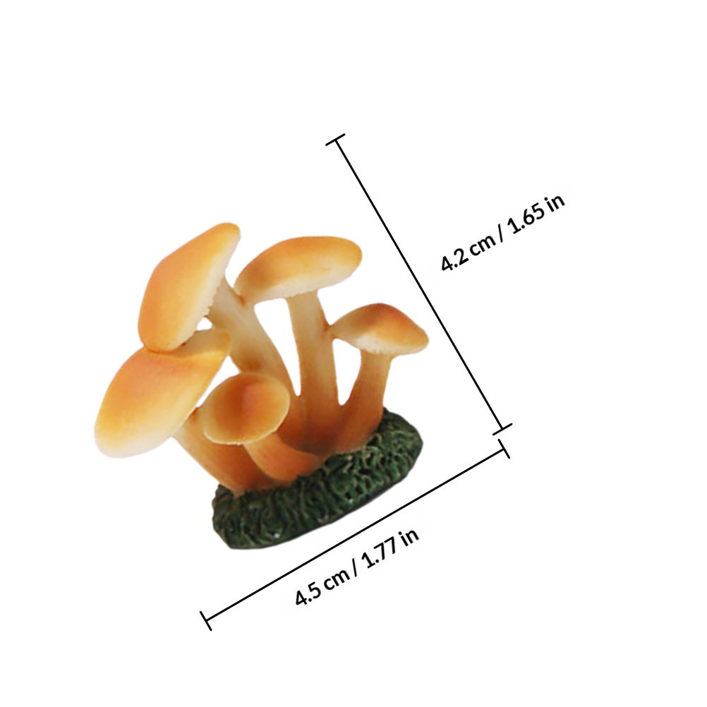 6Pcs Mushroom Garden Decor Res - Bonsai Garden For Desk avaliação e preço