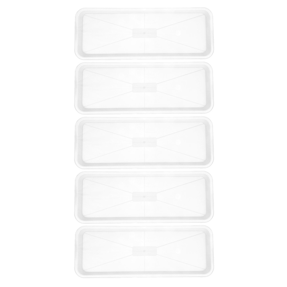 5Pcs Rectangular Shallow Plant - Drip Tray Saucer avaliação e preço