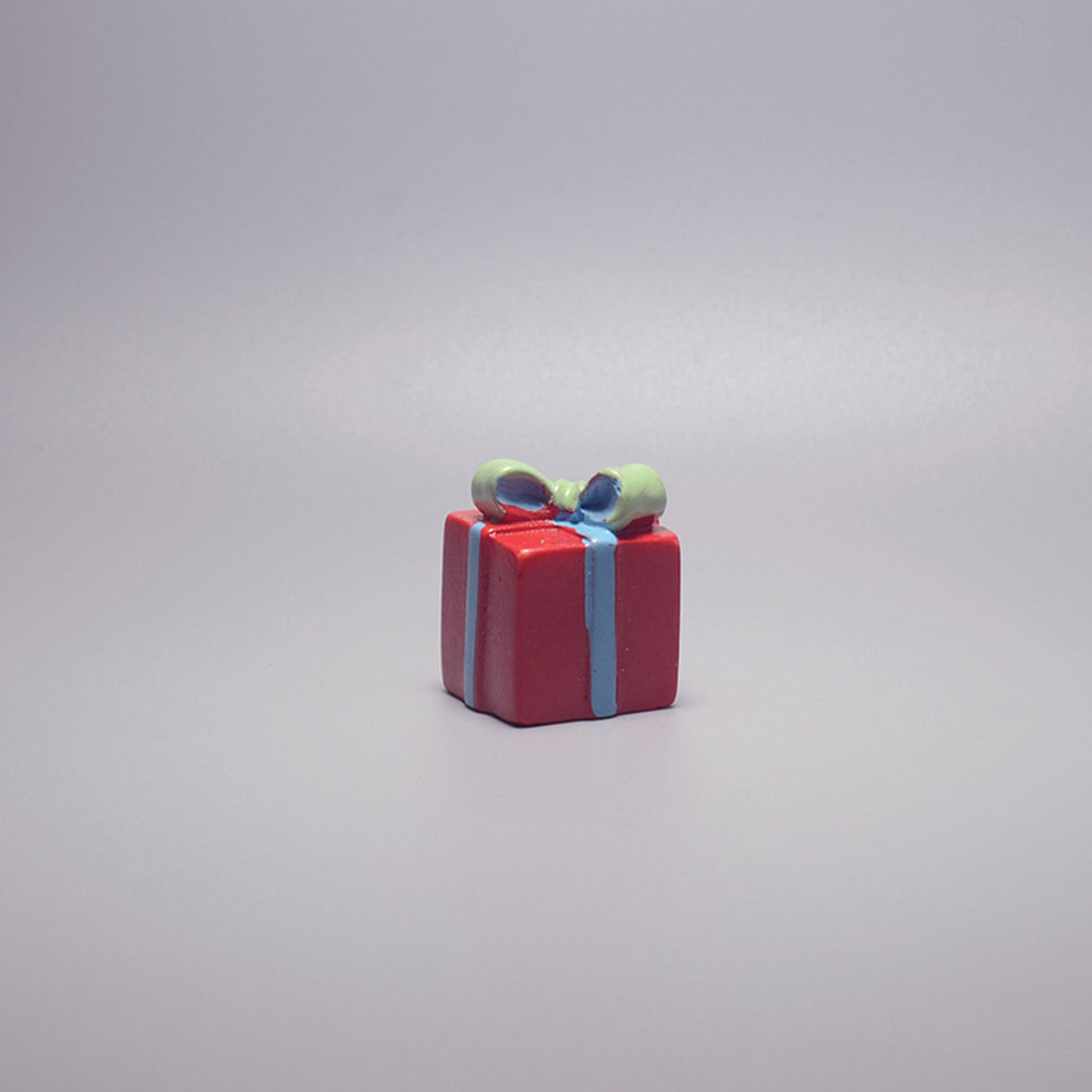 4Pcs Resin Christmas Ornaments - Bonsai Garden For Desk avaliação e preço