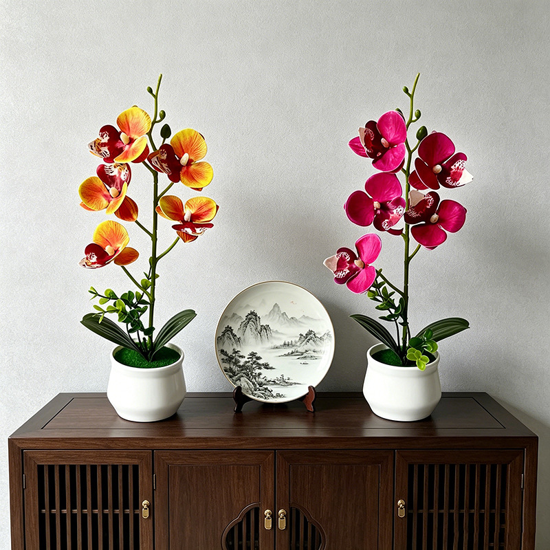 5 Flower Butterfly Orchid Simu - Bonsai Garden Layout avaliação e preço