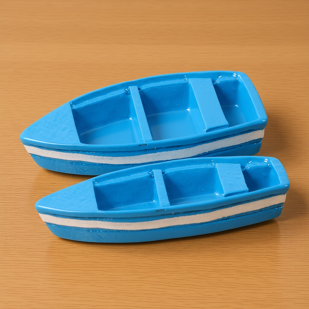 3Sets Lifelike Resin Boat Orna - Landscape Bonsai Garden avaliação e preço
