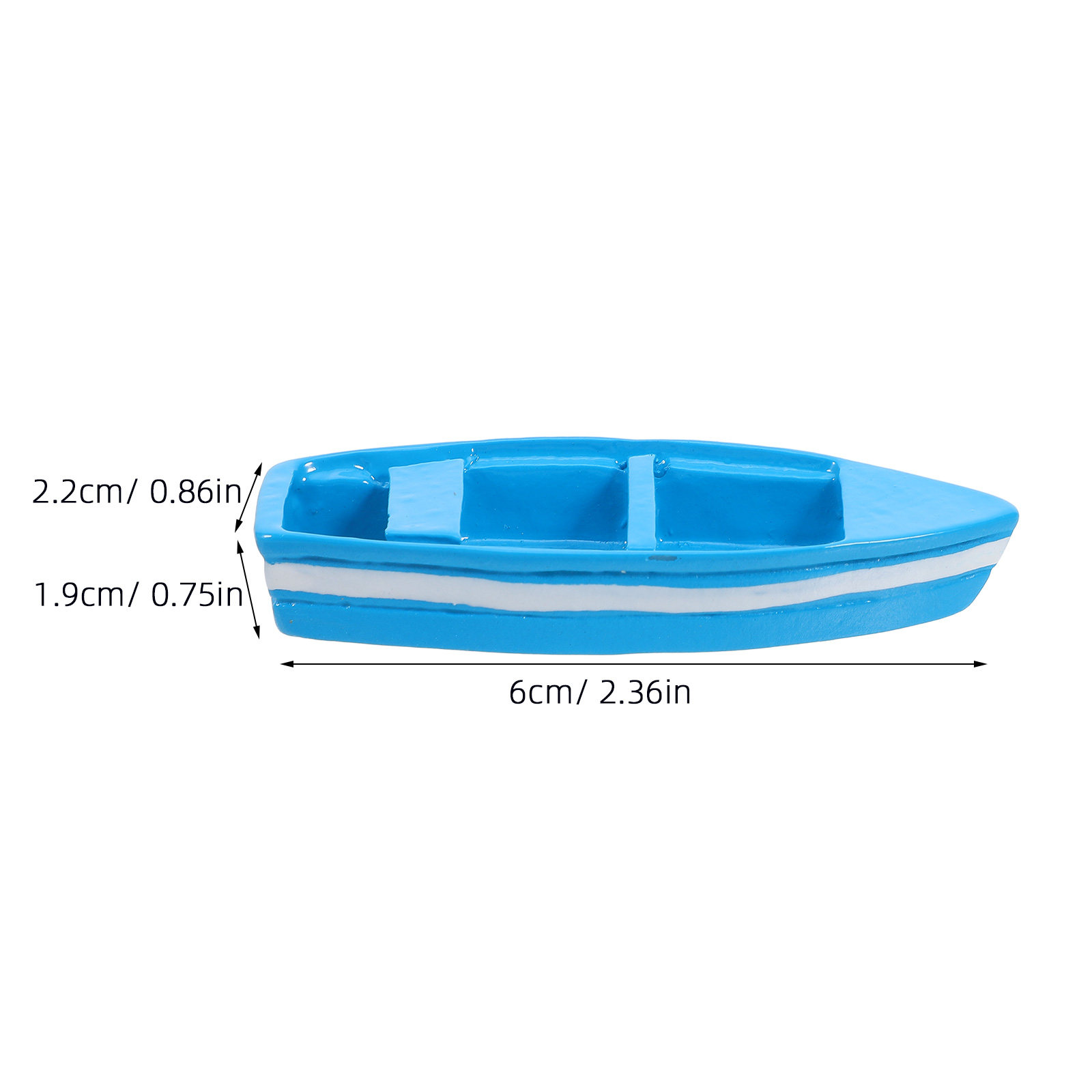 3Sets Lifelike Resin Boat Orna - Landscape Bonsai Garden avaliação e preço