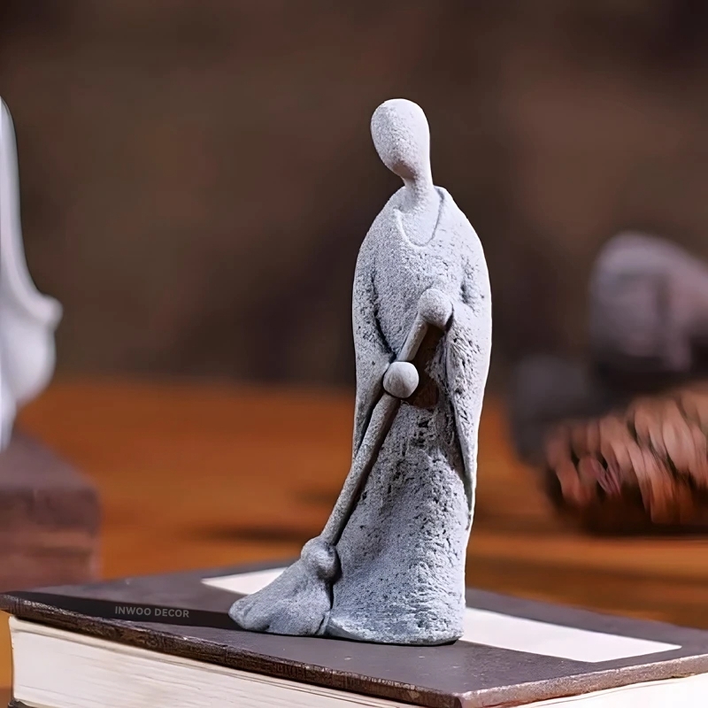Stone Buddha Statue Little Mon - Bonsai Garden For Desk avaliação e preço