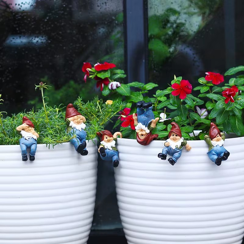 6pcs/Set Creative Climbing Gno - Bonsai Garden For Desk avaliação e preço