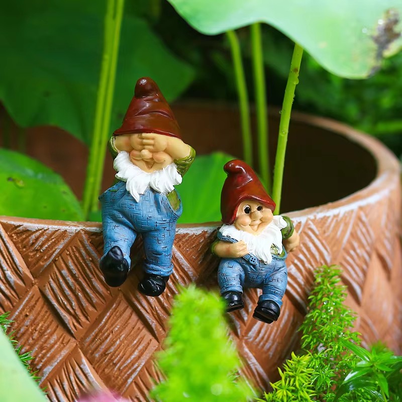 6pcs/Set Creative Climbing Gno - Bonsai Garden For Desk avaliação e preço