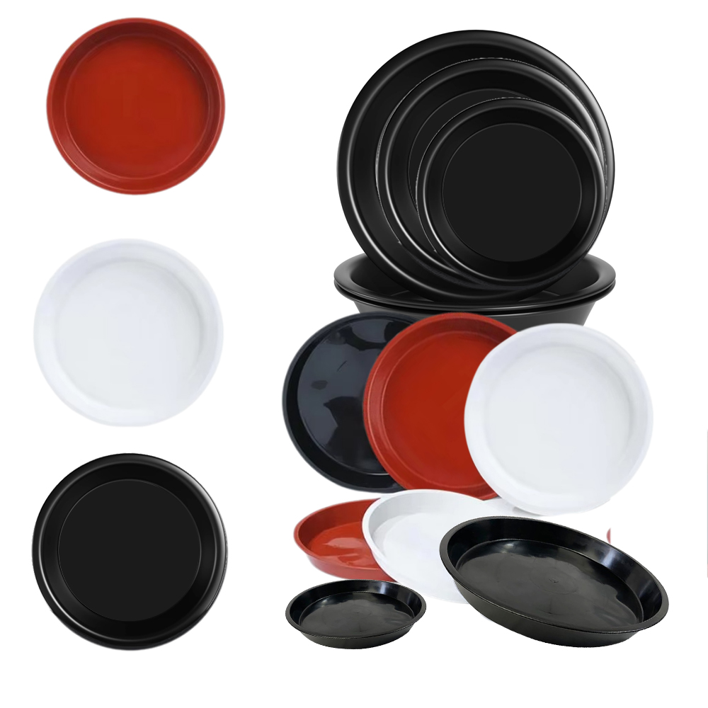 3-5PC Durable Plastic Plant Sa - Drip Tray Saucer avaliação e preço