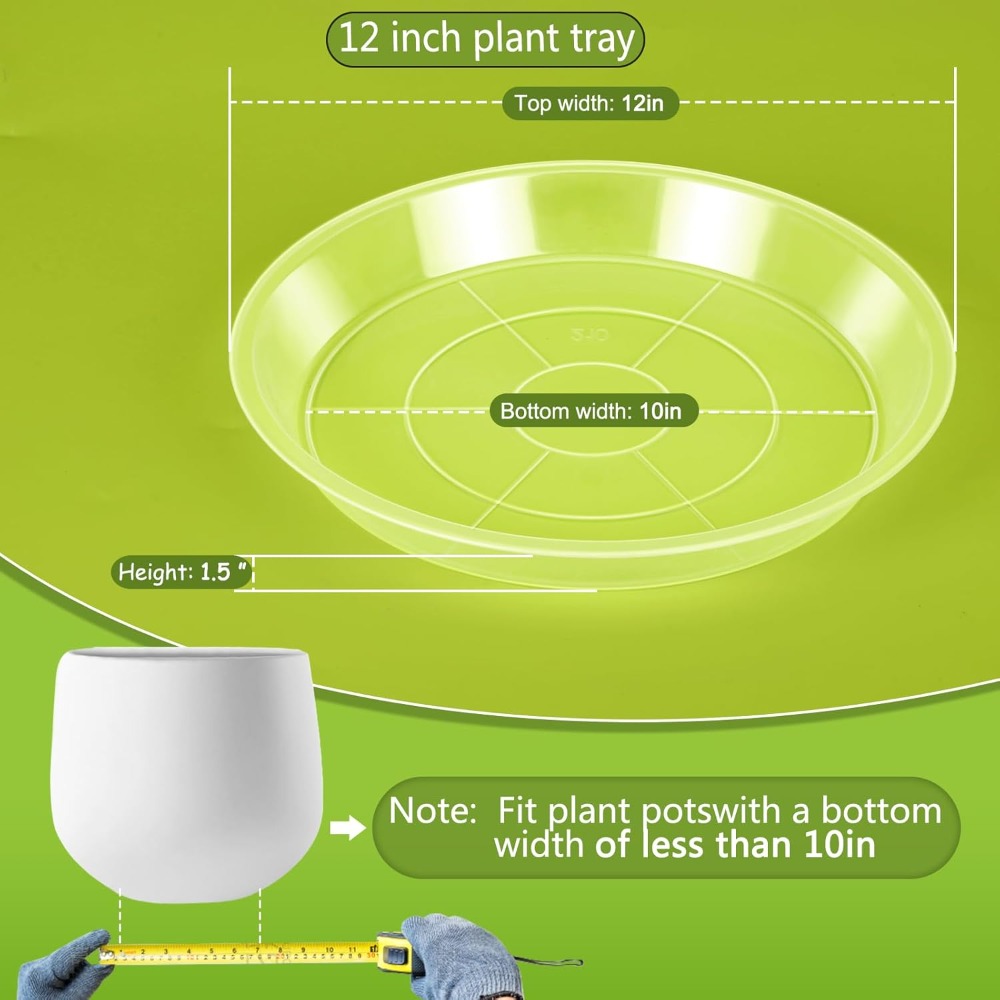 Clear Plant Saucers 4-22 Inch, - Drip Tray Saucer avaliação e preço