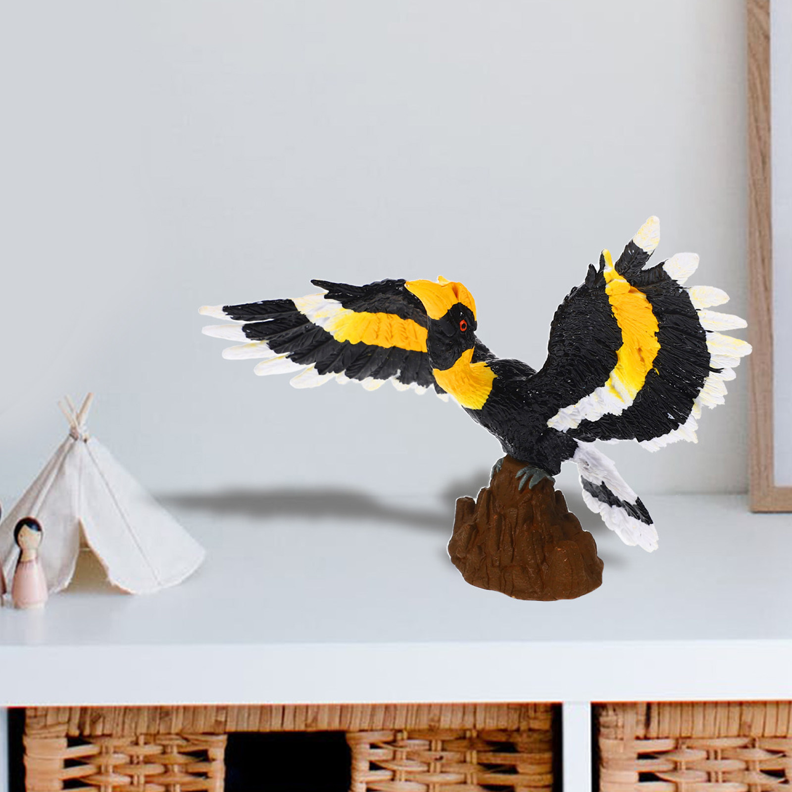 Realistic Hornbill Garden Deco - Bonsai Garden For Desk avaliação e preço