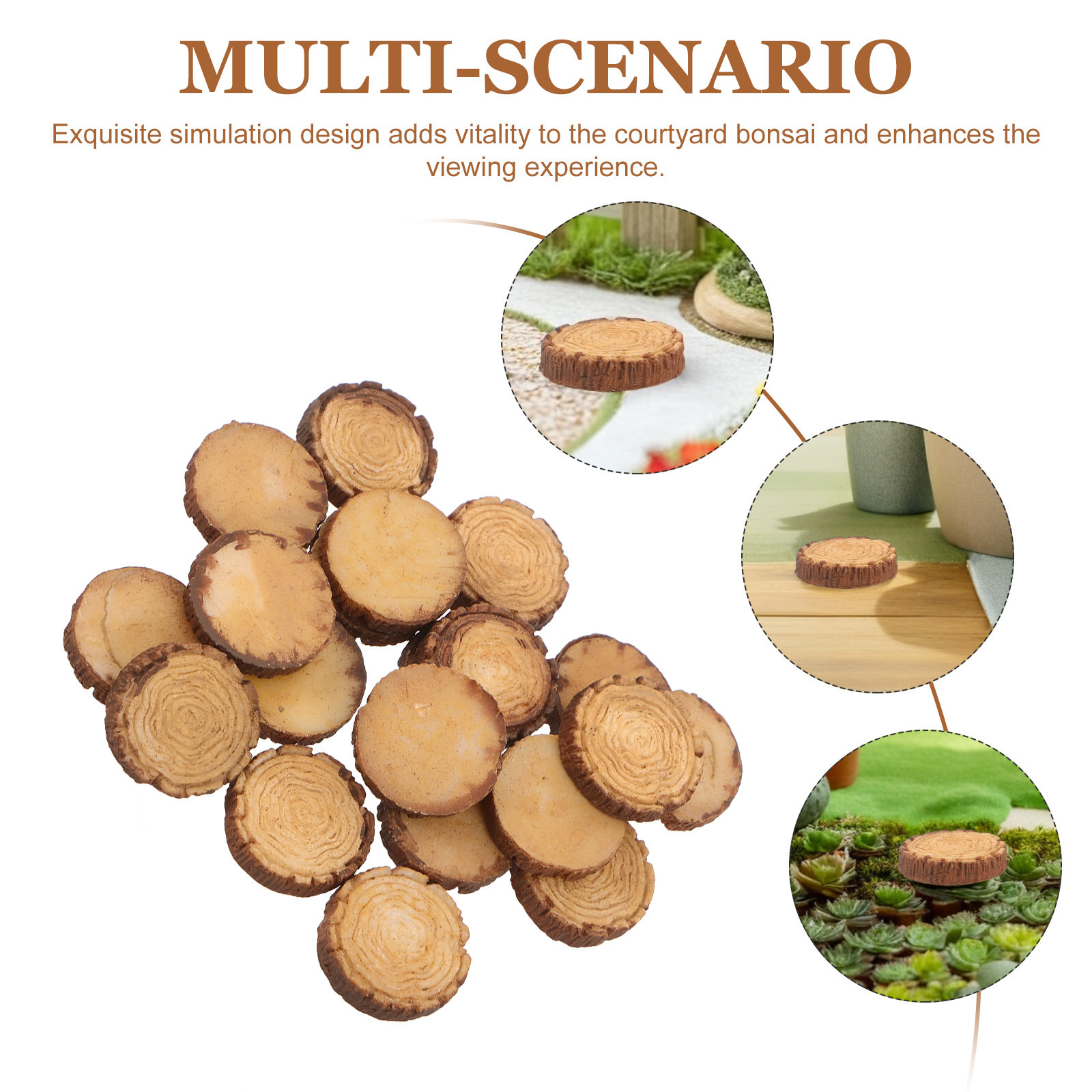 20Pcs Micro Landscape Resin St - Landscape Bonsai Garden avaliação e preço