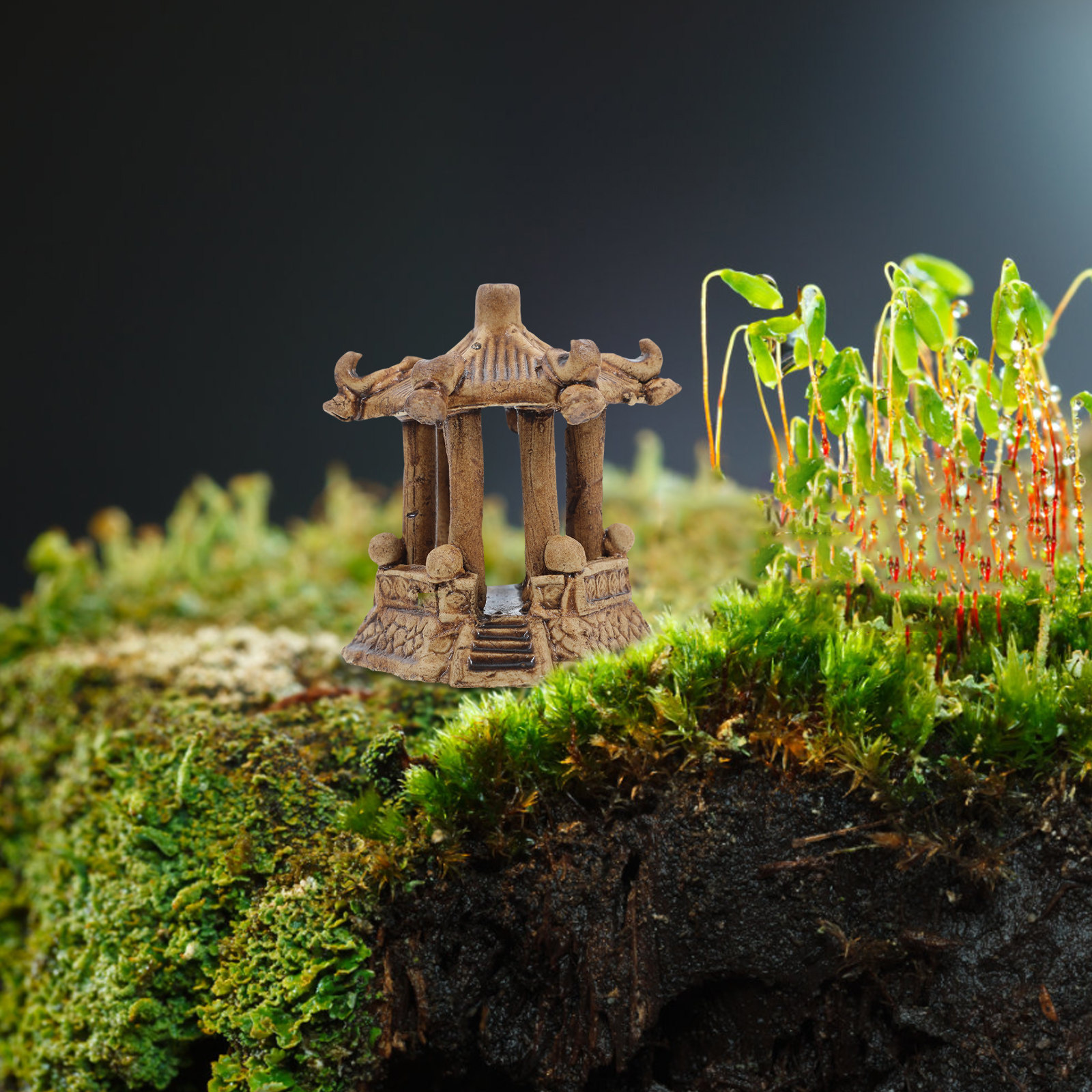 Miniature Hexagonal Pavilion C - Landscape Bonsai Garden avaliação e preço