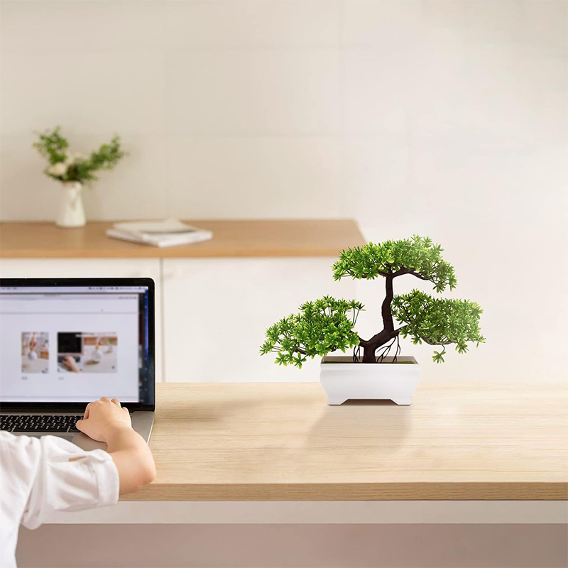 Artificial Bonsai Plastic Bion - Bonsai Garden For Desk avaliação e preço
