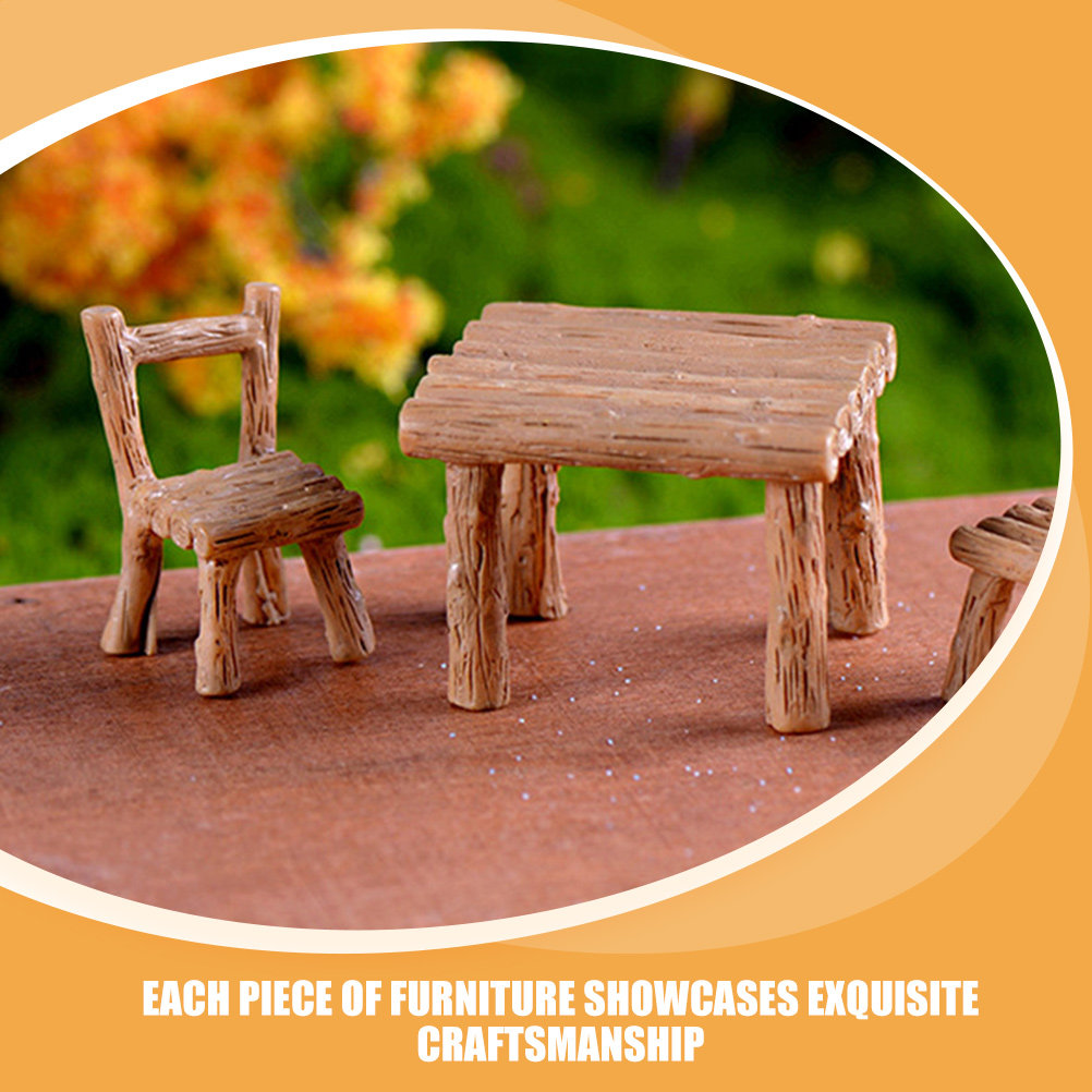 1Set Micro Landscape Resin Fur - Landscape Bonsai Garden avaliação e preço
