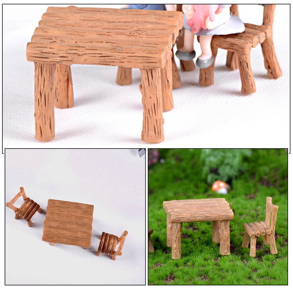 1Set Micro Landscape Resin Fur - Landscape Bonsai Garden avaliação e preço