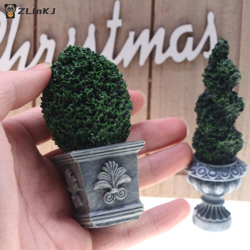 ▶1PCS Simulation Green Plant P - Landscape Bonsai Garden avaliação e preço