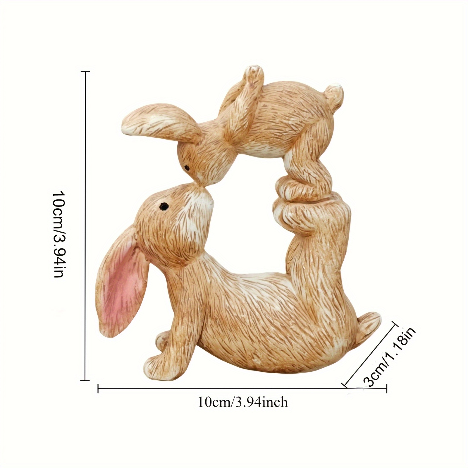 Garden Resin Kissing Bunny Sta - Bonsai Garden For Desk avaliação e preço