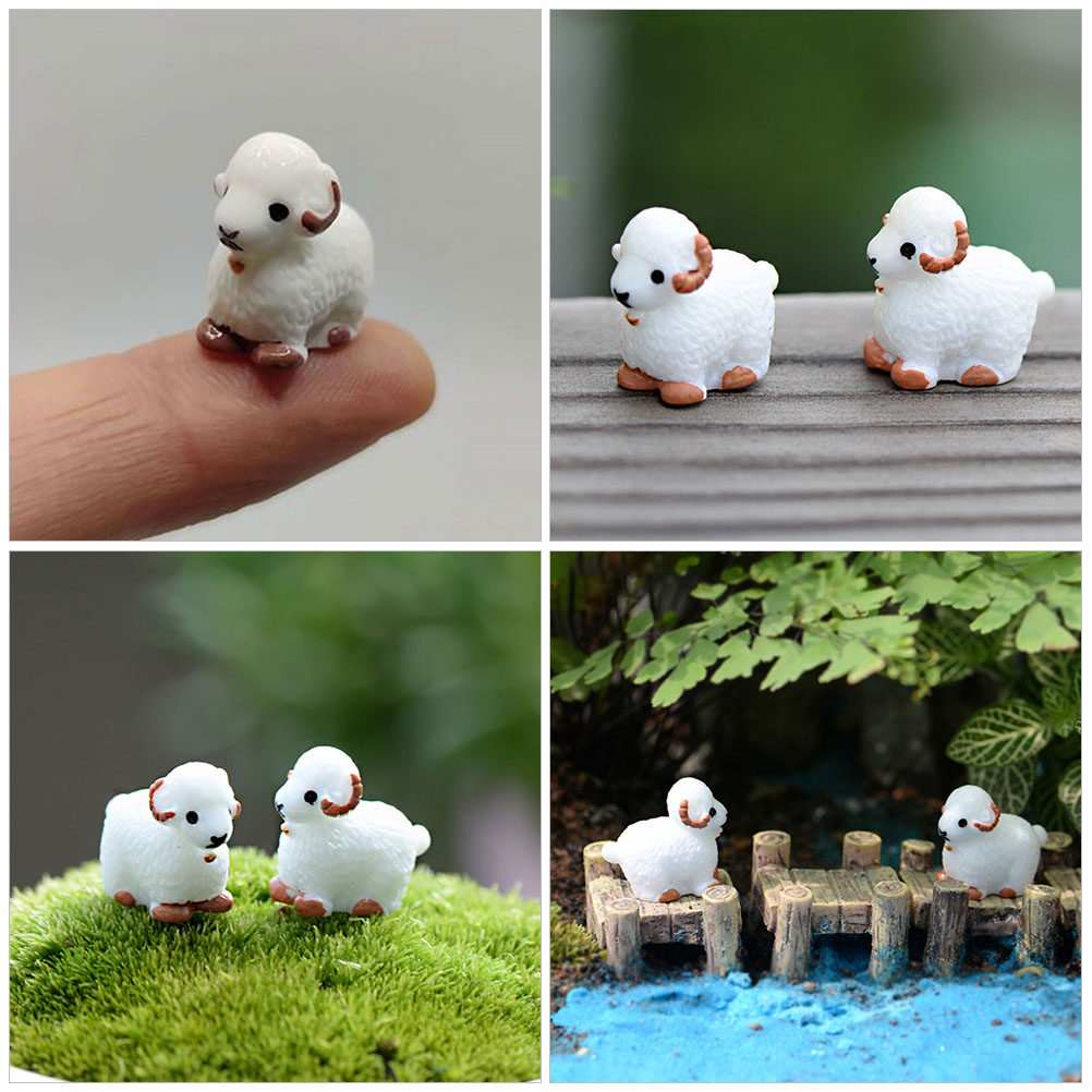12Pcs Adorable Sheep Decor for - Bonsai Garden Layout avaliação e preço