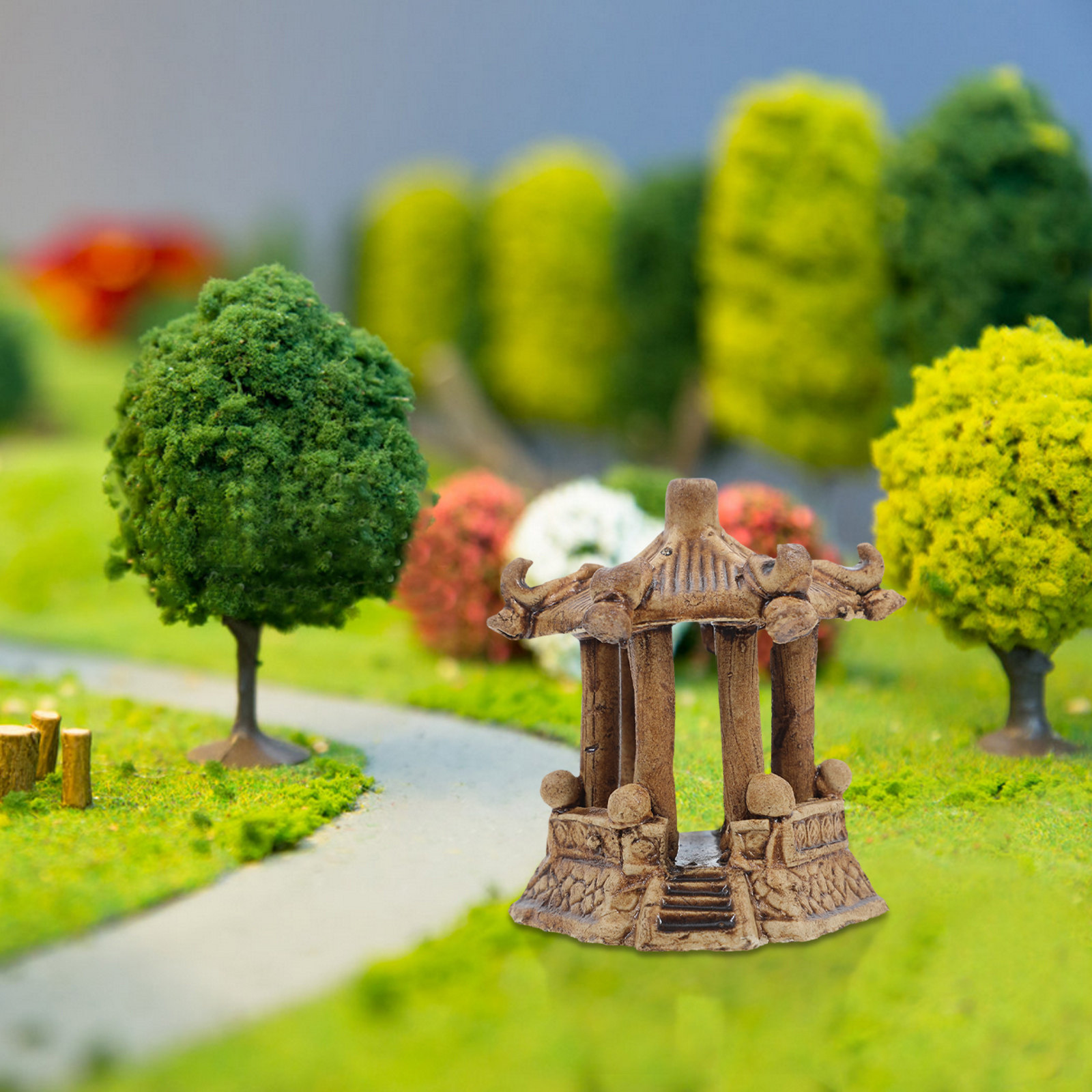 Miniature Ceramic Hexagonal Pa - Landscape Bonsai Garden avaliação e preço